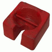 Poids pour tente ou chandelle 10 kg - Noir - Acier Poids pour tente ou chandelle 10 kg - Noir - Acier