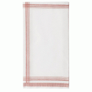 Serviette intissé tissu motif tradition bordeaux 45x45cm - par 600