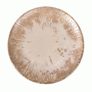 Viejo Valle Bonna - Assiette Plate Sand Snell 21cm En Porcelaine - B928004AE