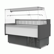 Vitrine réfrigérée 1m avec étagère, réserve et grande surface d'exposition - Fabrication européenne - Promoshop Vitrine réfrigérée 1m avec étagère, réserve et grande surface d'exposition - Fabrication européenne - Promoshop