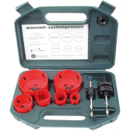 Brüder mannesmann kit de scie cloche huit pcs acier rapide 408604 Brüder mannesmann kit de scie cloche huit pcs acier rapide 408604