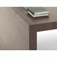 Bureau de direction avec retour Kyo Light - Martex. - 226, Noyer canaletto, Droite