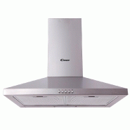 CANDY Hotte Décorative Murale 60cm 67db 458m3/h Inox CCE160XGG - argenté 8059019041186