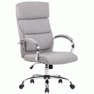 CLP Fauteuil de bureau Bradford Gris/Tissu - gris textile 307763 CLP Fauteuil de bureau Bradford Gris/Tissu - gris textile 307763