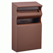 KOPA Cendrier / Corbeille mural 2L/15L - Fabrication française - matière recyclable - protection contre les intempéries KOPA Cendrier / Corbeille mural 2L/15L - Fabrication française - matière recyclable - protection contre les intempéries