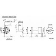 Pk38 - moteur courant continu - hennkwellse - tension normale: 12 vdc, 24 vdc