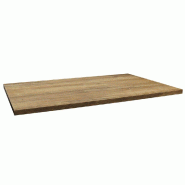 Plateau rectangulaire table d'intérieur Tavola 70x110cm stratifié rovère slavona