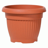 Prosperplast - Pot TERRA 27 L - 45x45x35 cm, coloris Terre cuite - orange plastique polypropylène ZA3086