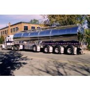 Remorque citerne liquide - Bedard Tankers Inc - 42000 L - TC406 - DOT406 - 4 essieux Remorque citerne liquide - Bedard Tankers Inc - 42000 L - TC406 - DOT406 - 4 essieux