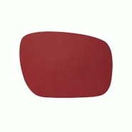 Stil Casa, set de 12 sets de table unicolores, polyuréthane cousu, 44xh. 31 cm, finition saffiano couleur rouge. - TOV-D-OV-SA-R Stil Casa, set de 12 sets de table unicolores, polyuréthane cousu, 44xh. 31 cm, finition saffiano couleur rouge. - TOV-D-OV-SA-R