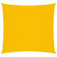 VidaXL Voile de parasol tissu oxford carré 6x6 m jaune Modèle Riviera Vent Plus - jaune 135582