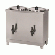 Climahosteleria Thermos à lait 12 litres puissance 1500+1500W, dimensions 525x265x525h mm T12L - T12L