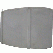 Cuve béton ovale - 10000L - récupération d'eau de pluie Cuve béton ovale - 10000L - récupération d'eau de pluie