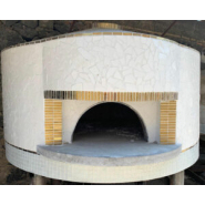 Four rotatif à gaz CERES, avec brûleur torche à réglage manuel ou électronique pour faciliter l'activité du pizzaiolo