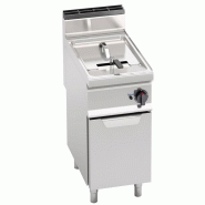 Friteuse à gaz professionnelle 10 litres sur meuble