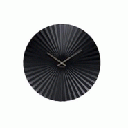 Horloge design en métal Sensu Noir Karlsson - noir inox 8714302613470 Horloge design en métal Sensu Noir Karlsson - noir inox 8714302613470