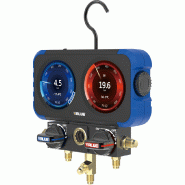 Manomètre électronique - écran couleur & interface HD graphique - 2 voies tous fluides - coffret classe 0,4 - batterie lithium