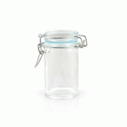Packnwood FHC - 24Pcs - Mini bocal en verre avec joint silicone bleu clair - H85mm 65ml - bleu Verre en cristal 210BOKA65 Packnwood FHC - 24Pcs - Mini bocal en verre avec joint silicone bleu clair - H85mm 65ml - bleu Verre en cristal 210BOKA65