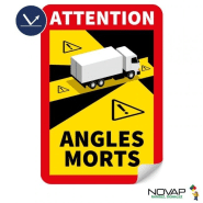 Panneaux adhésifs classe 1 marquage obligatoire angles morts pour camions - AD1PNG-NV02/CAAM_0