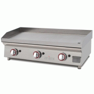Plancha à gaz 80 cm en acier rectifié 15 mm 80PGRN de Arilex. Arilex - G80PGRN