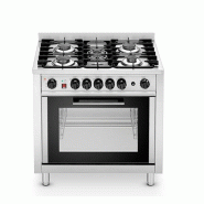 Plaque de cuisson à gaz 5 feux avec four électrique + four EKC 96 3 - EKC 96 3