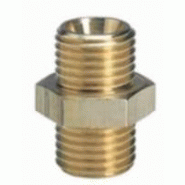 Raccord double R 3/8" - Pneumatique en ligne Raccord double R 3/8" - Pneumatique en ligne