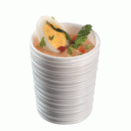Verrine PASTA Spaghetti polypropylène 60 ml Ø4,8x5,9cm blanc - par 200