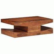 VidaXL Table basse 90x60x30 cm bois massif d'acacia Modèle Luna Chic Plus - 4102369