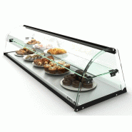 Vitrine neutre à poser - 2 niveaux - 1190 mm - Verre trempé - E26 | Sayl Barcelona - Sans lumière LED