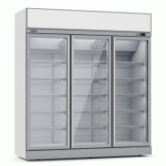 Vitrine réfrigérée 3 portes en verre INS-1530R - 1530 L - 1880 x 710 x 2092 mm - 5 grilles par porte