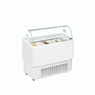 Vitrine ventilée pour glace FIJI 6 Blanc TEFCOLD