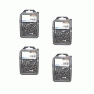 4 Coques de 30 Tirefonds Bois Tête Hexagonale 6 x 60 mm - Inox A2 - D-Work - argenté 3664100315234