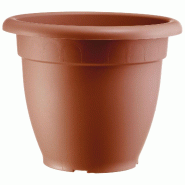 ArtPlast - Pot 12,9 L en forme de cloche Ø35x28 cm, terracotta - Collection CAMPANA - orange plastique polypropylène ZA2261