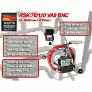 Caméra d'inspection sur dévidoir rsk 78/110-va9-bnc