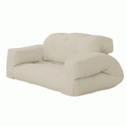 CANAPÉ FUTON STANDARD CONVERTIBLE HIPPO SOFA COULEUR BEIGE