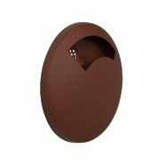 Cendrier mural Rossignol Disco 0,5 L effet corten Cendrier mural Rossignol Disco 0,5 L effet corten