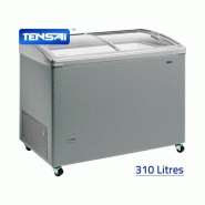 Congélateur coffre 300 l avec couvercle supérieur vitré coulissant - Cool  head italie - Congélateurs Bahus - référence CG 309A - CH - Stock-Direct CHR