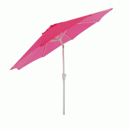 Décoshop26 - Parasol de jardin Ø 3m inclinable polyester/aluminium 5kg rose 04_0003881 - aluminium 3000535332697