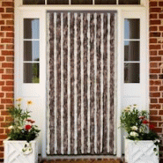 Décoshop26 - Rideau contre insectes moustiquaire Beige et marron clair 100x220 cm Chenille DEC022169 - marron 3001319669602 Décoshop26 - Rideau contre insectes moustiquaire Beige et marron clair 100x220 cm Chenille DEC022169 - marron 3001319669602