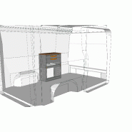 Etabli v2 toute hauteur l.717 x h.900 - u162220