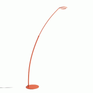 Gea Luce Lampadaire GPIA30 Orange Brûlé 25W LED 1442lm 3000K Dimmable Push _ Gealuce - GPIA30