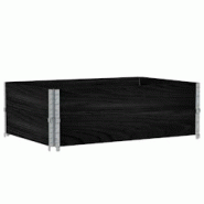 Helloshop26 - Jardinière bac lit surélevé plantes fleurs terrasse jardin 120 x 80 cm bois massif de pin noir 02_0037413 - 3000217847471 Helloshop26 - Jardinière bac lit surélevé plantes fleurs terrasse jardin 120 x 80 cm bois massif de pin noir 02_0037413 - 3000217847471