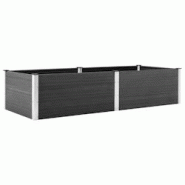 Helloshop26 - Jardinière lit surélevé plantes fleurs jardin 250 x 100 x 54 cm WPC gris 02_0001024 - 3000073711534 Helloshop26 - Jardinière lit surélevé plantes fleurs jardin 250 x 100 x 54 cm WPC gris 02_0001024 - 3000073711534