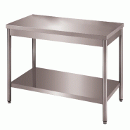 ITALCONCEPT L2G Table Centrale Demontable Inox 304, 850 x 1200 x 700mm - 3616350020703