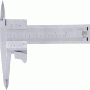 KS Tools - 300.0510 - Calibre à coulisse à double bec - 0-150 mm - Calibre et métrologie - Mesures intérieures extérieures et de profondeur - Mes