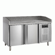 Meuble à pizza 2 portes PT1200 Inox L1510mm TEFCOLD