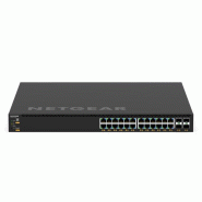 NETGEAR GSM4328-100AJS Géré L3 Gigabit Ethernet (10/100/1000) Connexion Ethernet, supportant l'alimentation via ce port (PoE) 1U Noir_0