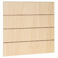 Panneau rainuré R30 L120xP120cm épaisseur 18mm - naturel