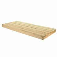 Planche caillebotis pin vernis 62,5x28x4 cm Planche caillebotis pin vernis 62,5x28x4 cm