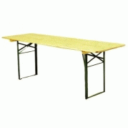 TABLES PLIANTES BRASSERIE FESTIVITÉ - 220X70 CM - PIÉTEMENT CORNIÈRE